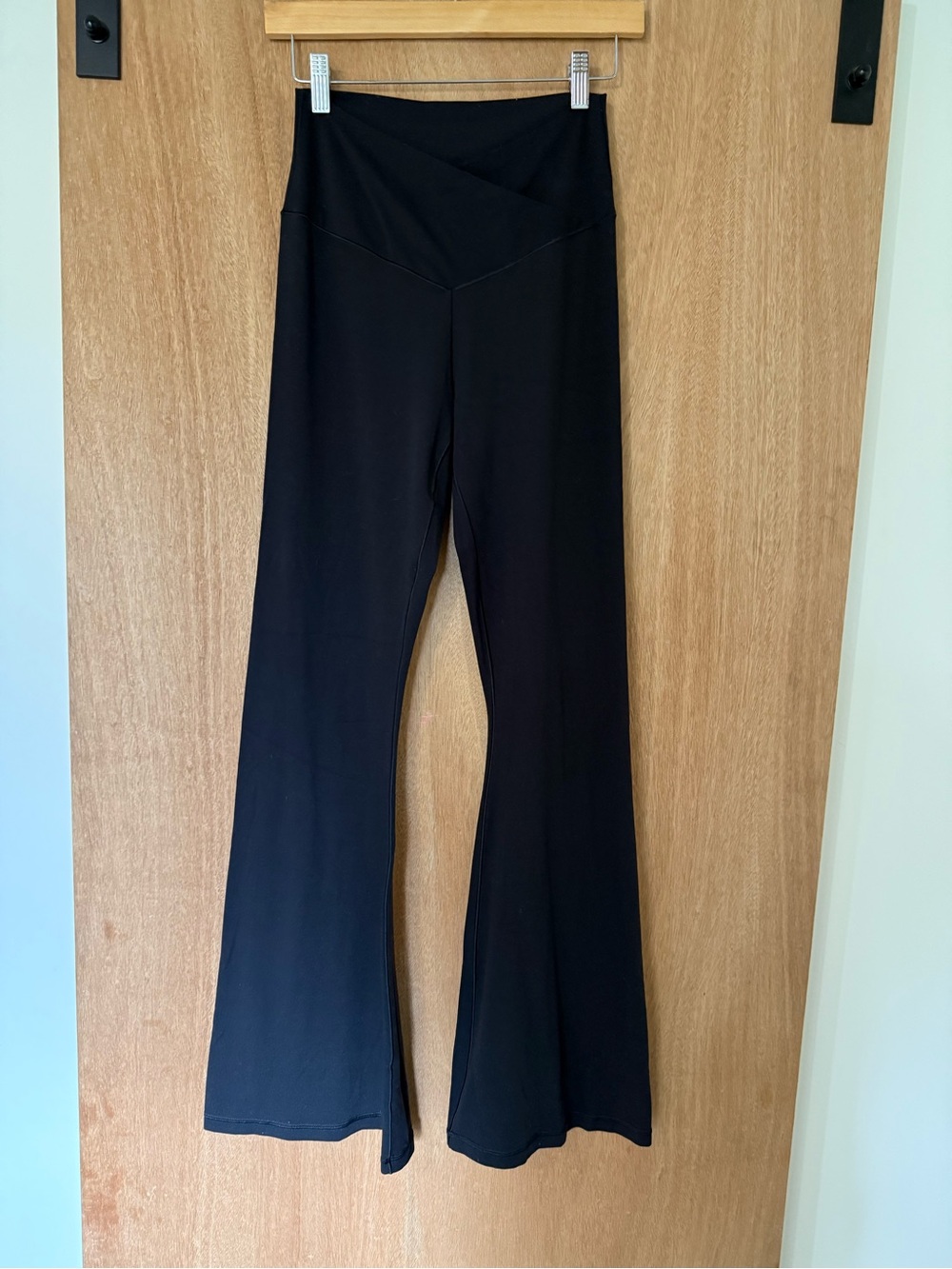 Aerie offline flare high waist leggings black large athleisure gym yoga